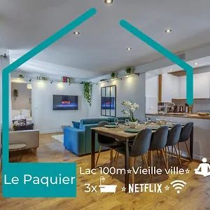 Appartement Le Paquier - Vieille Ville, Calme, Lac 100m, Netflix, Annecy
